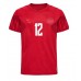 Danmark Kasper Dolberg #12 Fotballklær Hjemmedrakt VM 2022 Kortermet